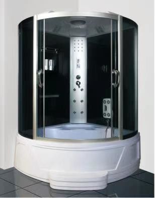 ماساژ شیشه درب کشویی شیشه اسیدی اتاق بخار اتمام